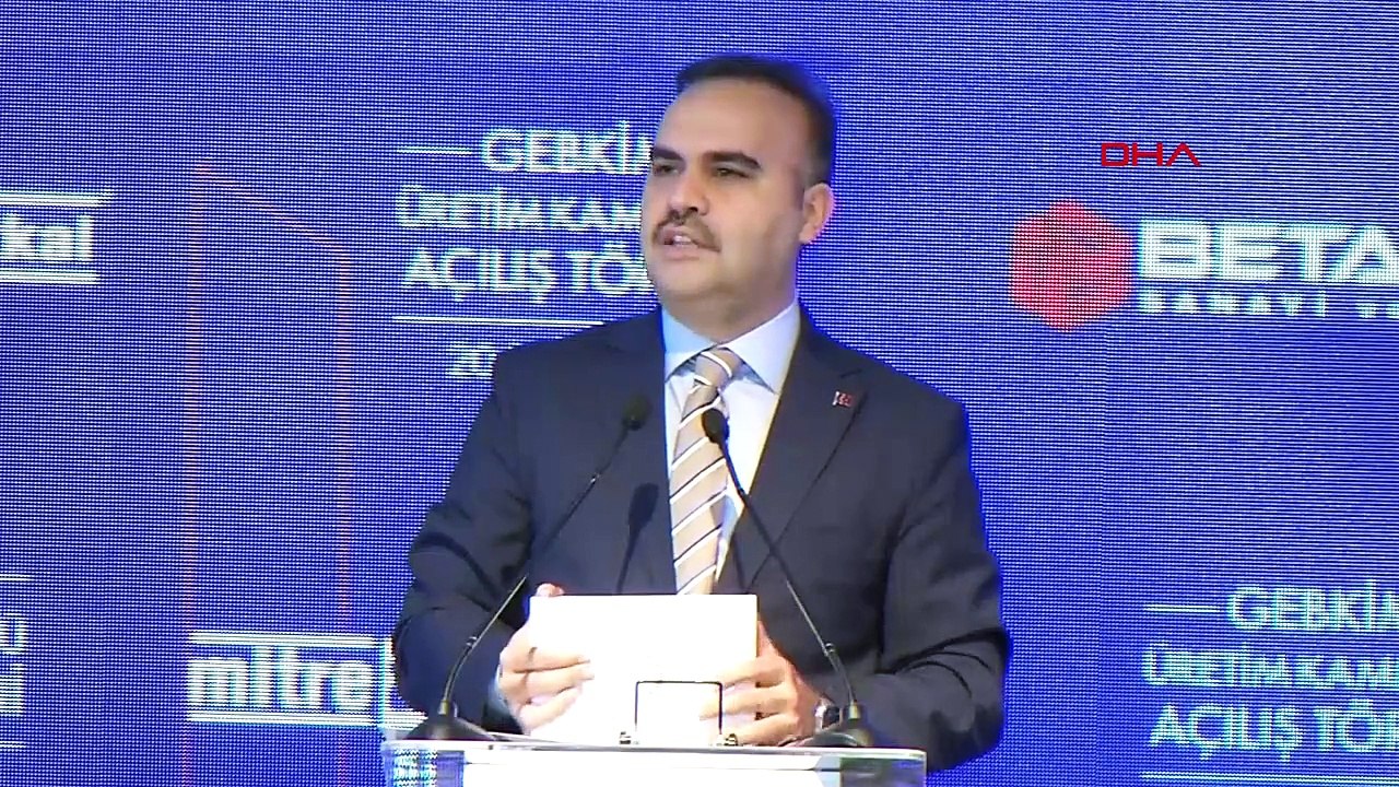 KOCAELİ Le ministre Kacır s'est exprimé lors de l'ouverture de l'usine de production d'adhésifs et de colle à GEBKİM