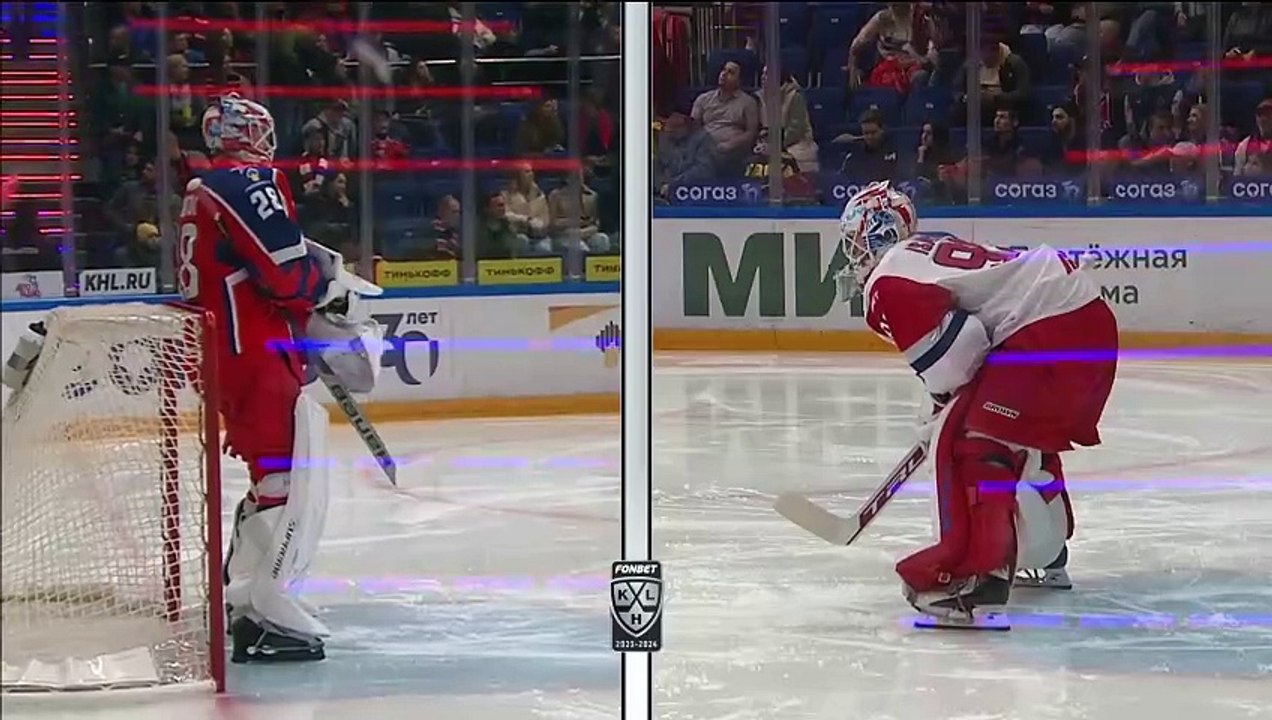 KHL - CSKA Moscow - Lokomotiv Yaroslavl - 19.10.2023 - Period 1