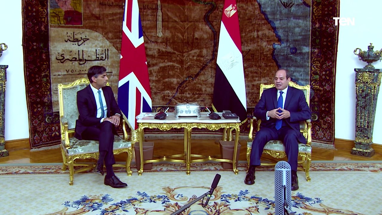 كلمة الرئيس عبد الفتاح السيسي مع رئيس وزراء إنج...