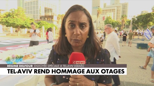 Tel-Aviv rend hommage aux otages