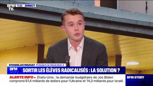 Proposition de Gabriel Attal de sortir les élèves radicalisés des établissements scolaires: Stanislas Rigault juge que c'est une bonne idée