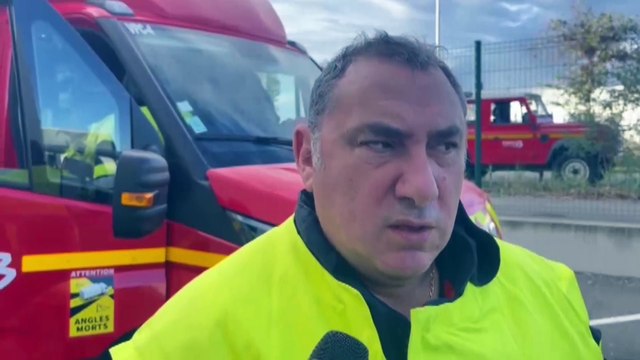 Le Lieutenant-Colonel Pierre Bisone du SDIS 13 est au commande de l'opération de secours