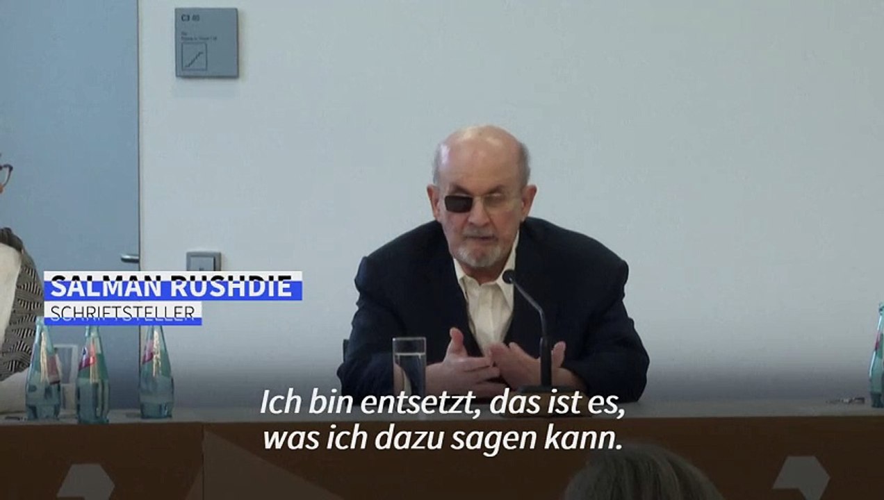 Salman Rushdie 'entsetzt' vom Großangriff der Hamas
