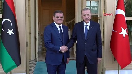 İSTANBUL-CUMHURBAŞKANI ERDOĞAN, LİBYA BAŞBAKANINI KABUL ETTİ