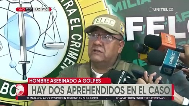 Dos personas fueron aprehendidas por el asesinato a golpes de un hombre, hay dos prófugos