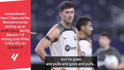 Lewandowski nearing Barca return from injury