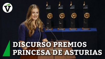 Discurso completo de la princesa Leonor en los Premios Princesa de Asturias 2023