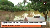 Inundaciones en Alba Posse: el río Uruguay aumentó su caudal más de 14 metros