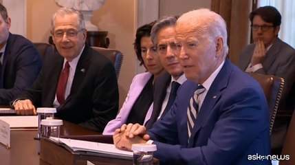 Biden: entro 24-48 ore i primi camion di aiuti a Gaza
