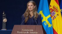El discurso de Leonor en los Premios Princesa de Asturias 2023