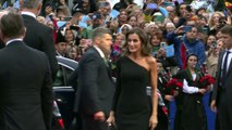 La Reina Letizia, como una diva de Hollywood en la alfombra azul de Oviedo