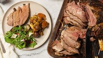 How to Make Leg of Lamb with Fingerling Potatoes and Leeks