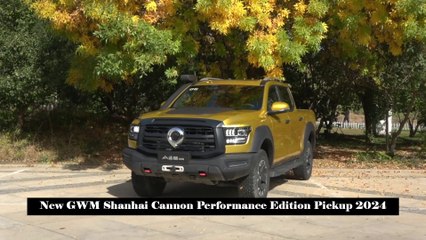 New GWM Shanhai Cannon Performance Edition Pickup 2024