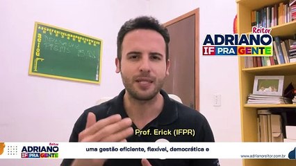 Adriano - Depoimento Prof. Erick