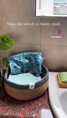 Rinuncia alla carta igienica - 'Preferisco strofinacci lavabili'