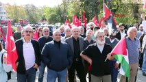 TEKİRDAĞ'DA İSRAİL'İN FİLİSTİN'E SALDIRILARI PROTESTO EDİLDİ