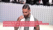 Maluma confirma que será papá en pleno concierto: 