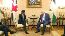 PM meets Palestinian president Abbas on tour of Middle East
