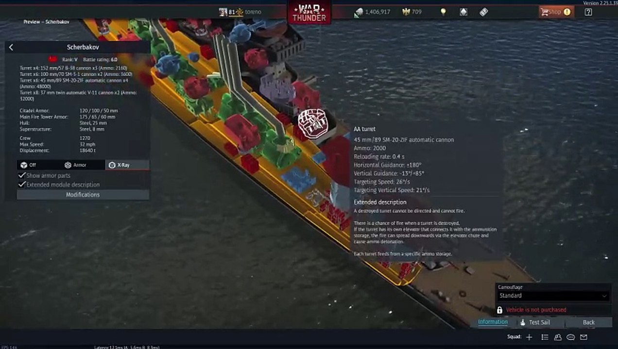 Scherbakov Light Cruiser First Impressions - Repair Factory - War Thunder