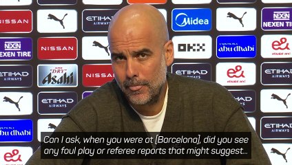'The only scandal was how we played' - Guardiola not impressed by Barcelona corruption question