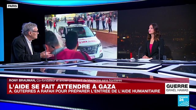 Rony Brauman (MSF) sur France 24