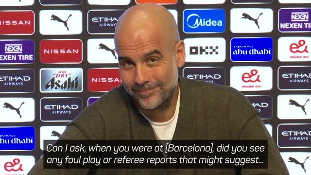 'The only scandal was how we played' - Guardiola not impressed by Barcelona corruption question