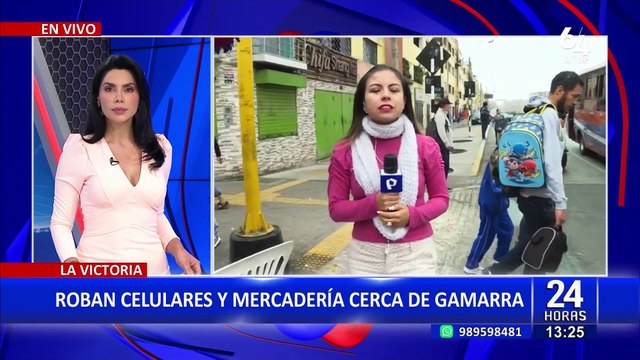 PNP captura a sujeto que robaba celulares, carteras y mercadería en La Victoria