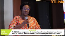 ProFERE II : L'inclusion des femmes dans les énergies renouvelables en Côte d'Ivoire