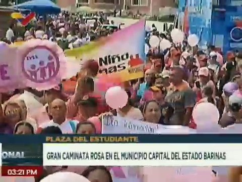 Mujeres realizaron caminata en el edo. Barinas para conmemorar la lucha contra el Cáncer de Mama