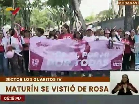 Monagas | Ciudadanos se movilizaron para promover la prevención del Cáncer de Mama