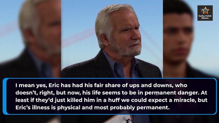 Eric's Life Hangs in the Balance! Confirmed Near Death Crisis Bold and the Beaut