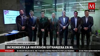 Télécharger la video: Samuel García incrementa inversiones extranjeras en Nuevo León