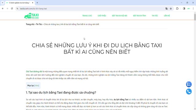 Kinh Nghiệm Du Lịch Bằng Xe Taxi - Làm Thế Nào Để Thảnh Thơi Khám Phá Thế Giới