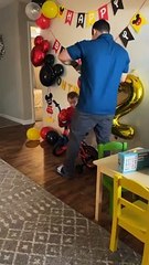 2-Year-Old Wakes Up To Surprise Gift Bike