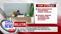 Backwages para sa 10,000 OFW noon sa Saudi Arabia, pinoproseso na raw ng KSA ayon kay Pres. Marcos | GMA Integrated News Bulletin