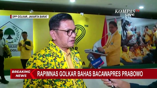 Bahas Cawapres Prabowo, Rapimnas Golkar Siapkan Kursi untuk Gibran