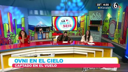 En pleno vuelo captan a ovni en el cielo