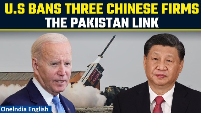 US Sanctions Chinese Firms for Alleged Involvement in Missile Parts Trade with Pakistan | Oneindia
