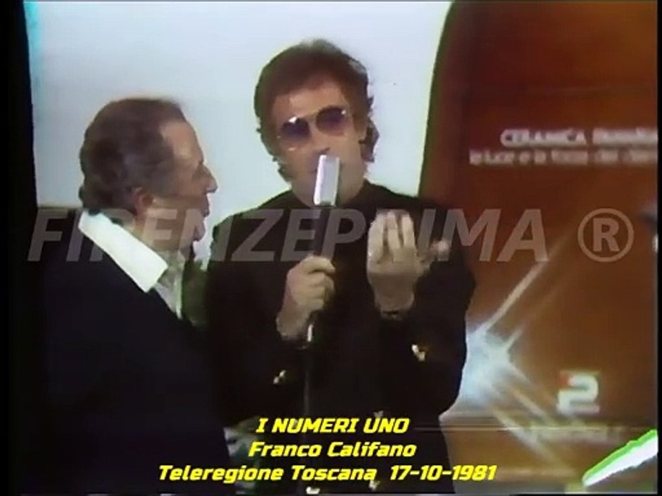 I numeri uno - Franco Califano - Teleregione Toscana -  17-10-1981