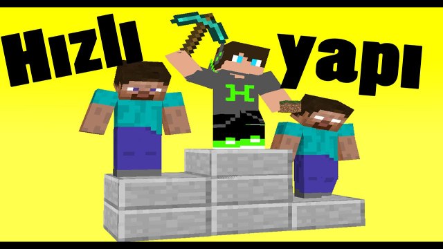 Minecraft Minigame SpeedBuild Hızlı Yapı Kapışması - Uçarak Yapıyorum