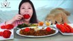 ASMR MUKBANG| Black bean noodles & Cheetos(Chicken, Cheese ball, bar rice cake), Green onion Kimchi