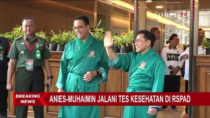 Anies-Muhaimin Jalani Tes Kesehatan Selama 8 Hingga 10 Jam di RSPAD