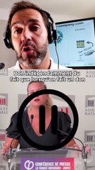 Les taxes sont la seule solution ! Un don de 10 millions d’euros qui le sert à rien…