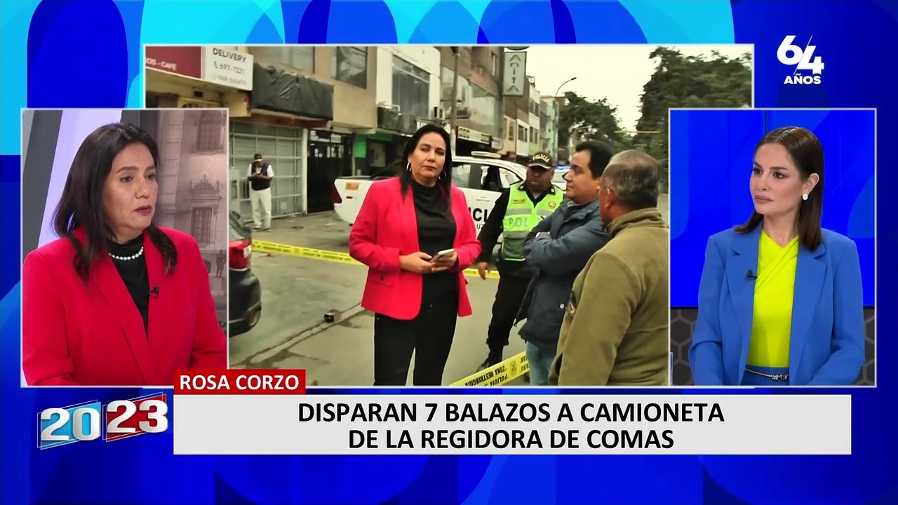 Regidora de Comas, Rosa Corzo: "Atentado a mi camioneta está relacionado con temas políticos"