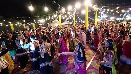 पत्रिका डांडिया महोत्सव में कंतारा देव नृत्य प्रस्तुति जबलपुर