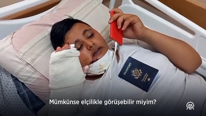 ABD vatandaşı Filistinli genç İsrail'in bombaladığı Gazze'den tahliye için yardım istedi