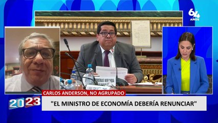 Carlos Anderson: "El señor Contreras debería dar un paso al costado porque le  hace daño al país"