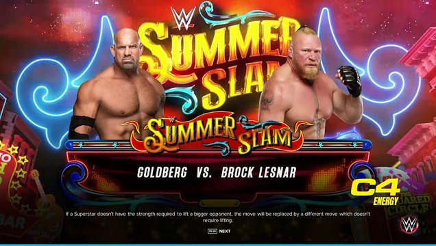 WWE 2K23 GOLDBERG DESTROY BROCK LESNER | WWE 2K23