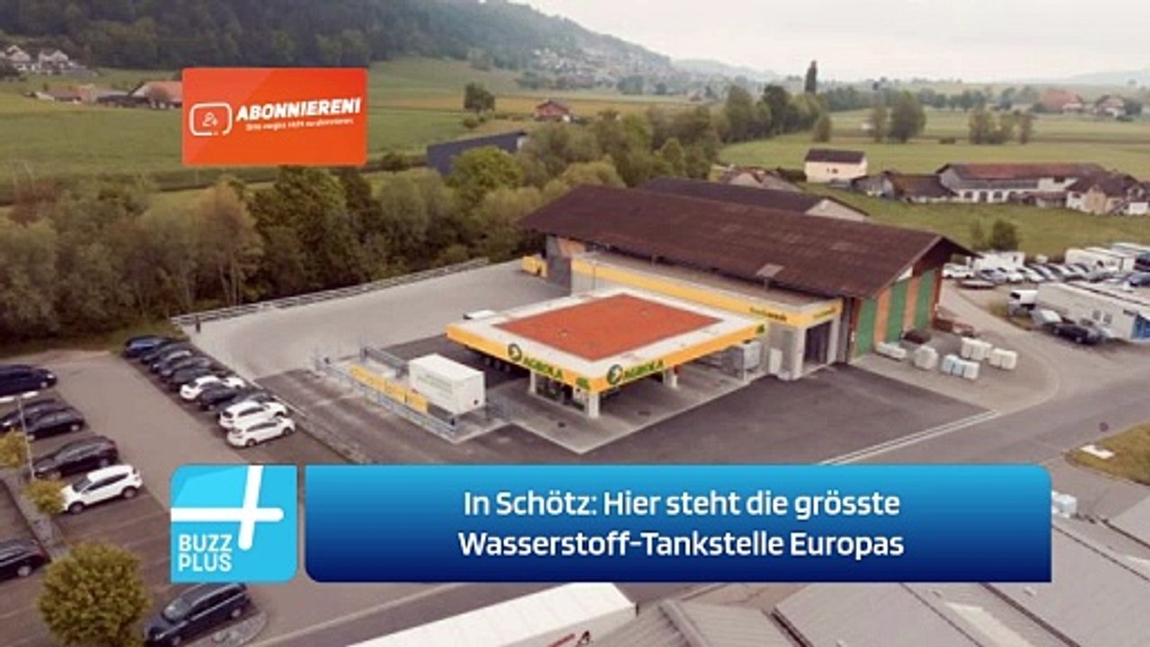 In Schötz: Hier steht die grösste Wasserstoff-Tankstelle Europas