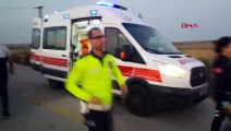 Edirne'de Polis Otosu Traktörle Çarpıştı: 2 Polis Yaralandı